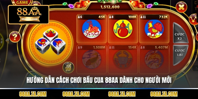 Hướng dẫn cách chơi bầu cua 88aa dành cho người mới
