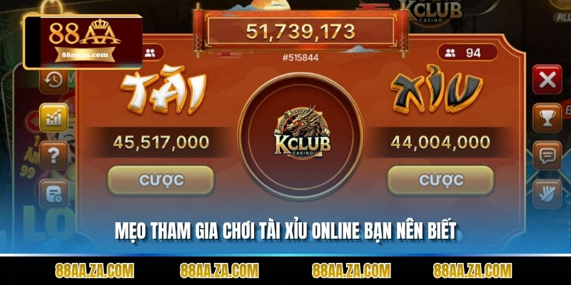 Mẹo tham gia chơi Tài xỉu online bạn nên biết